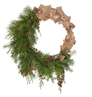 Contemporary Christmas Wreath