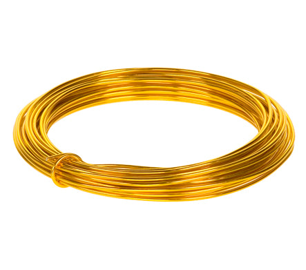 Aluminum Wire Single 39 Ft Spool 12 Gauge (Gold)