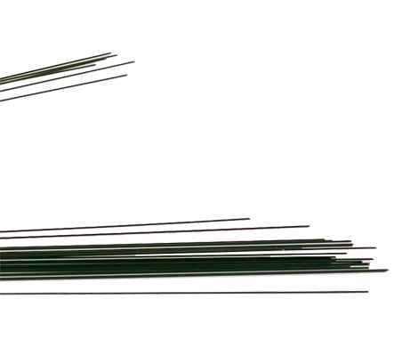 Green Florist Wire Pack of 25 26 Gauge (12 Inch)