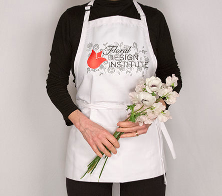 Personalized Kitchen Aprons Floral Initial Design w  