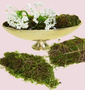 Moss can be used to create beautiful, natural structure in floral design.