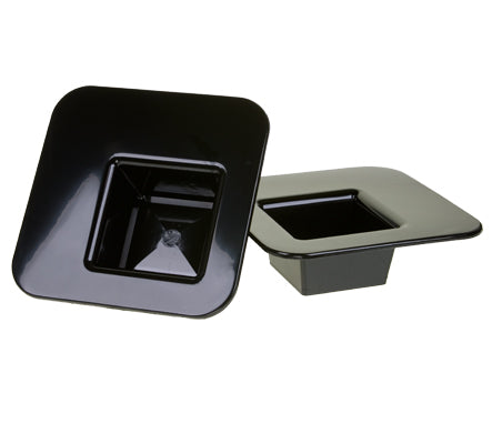 Square Mesa Dish Pack of 3 Black